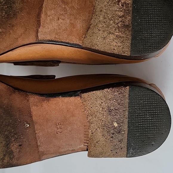 Gucci loafer flat round toe brown leather used good Condition - Picture 7 of 9